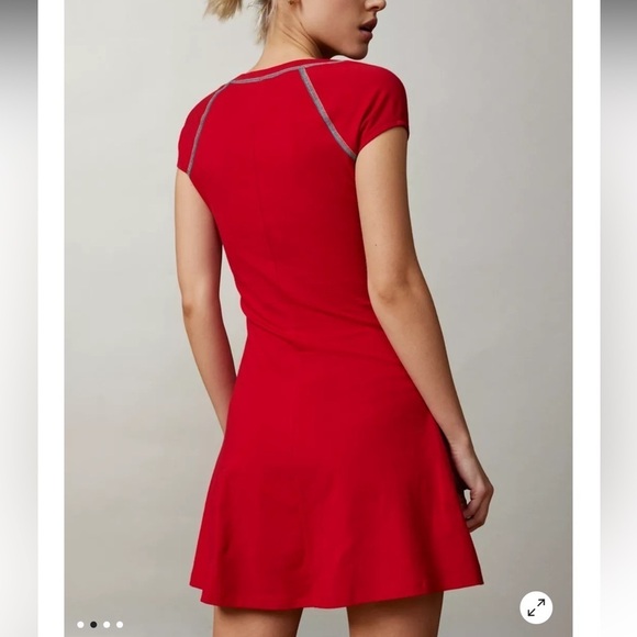 NWT Urban Outfitters BDG Annabelle Red Tee Shirt Mini Dress - Picture 2 of 6
